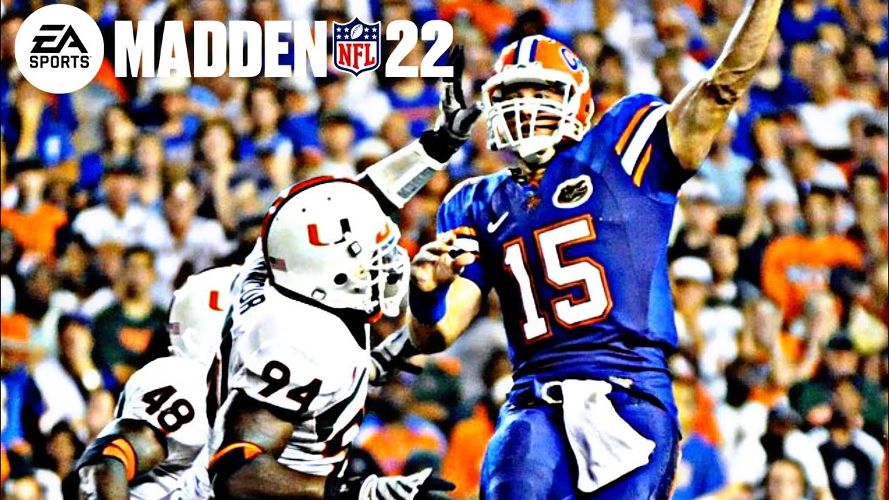 (PS5) 4K60FPS Madden 22 College Mode Florida Gators vs Miami Hurricanes (drewk2013) Its Tebow Time