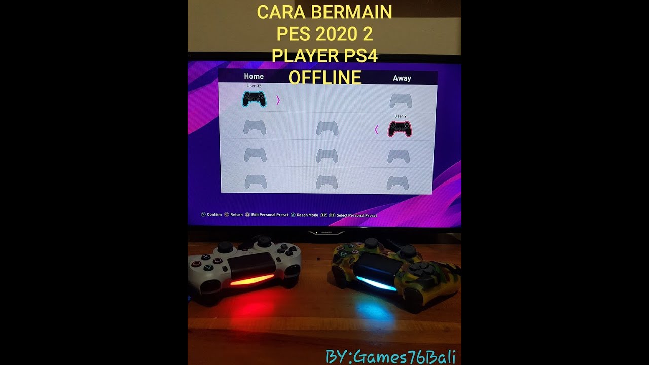 CARA BERMAIN PES 2020 PS4 BERDUA / 2 PLAYER