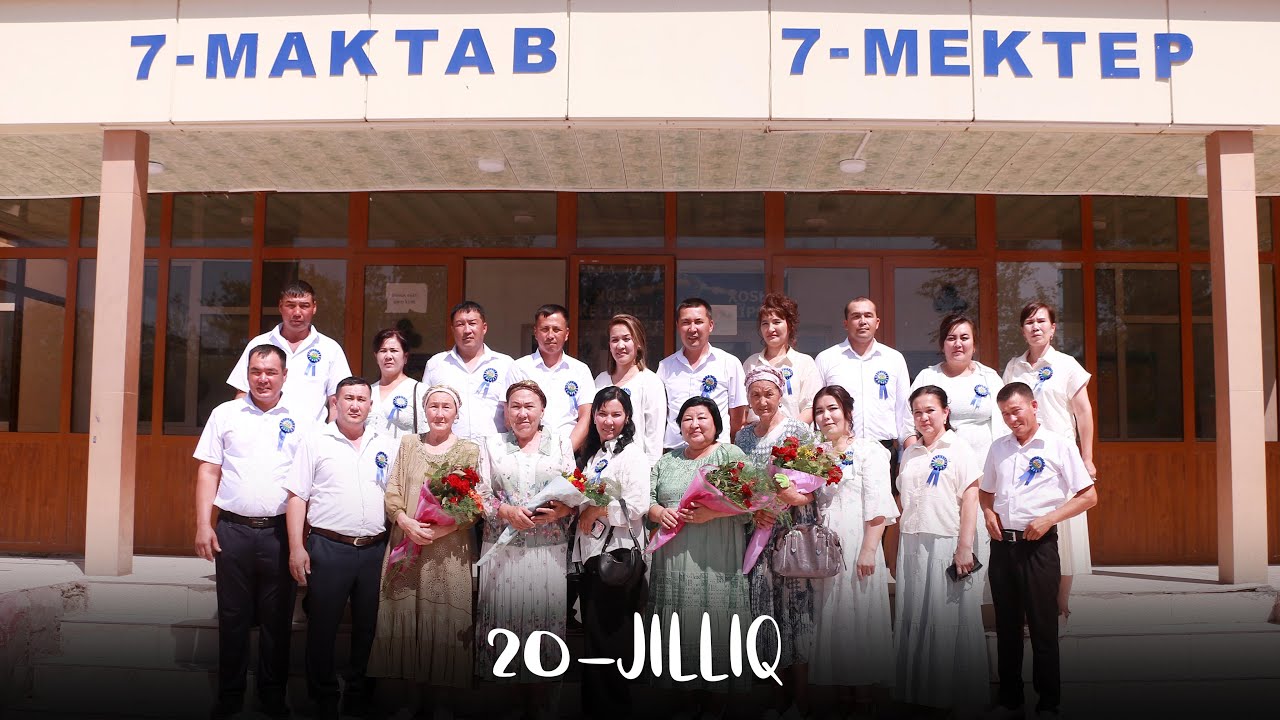 XOJELI RAYONI 7-MEKTEP  20 JILLIQ USHRASIW KESHESI