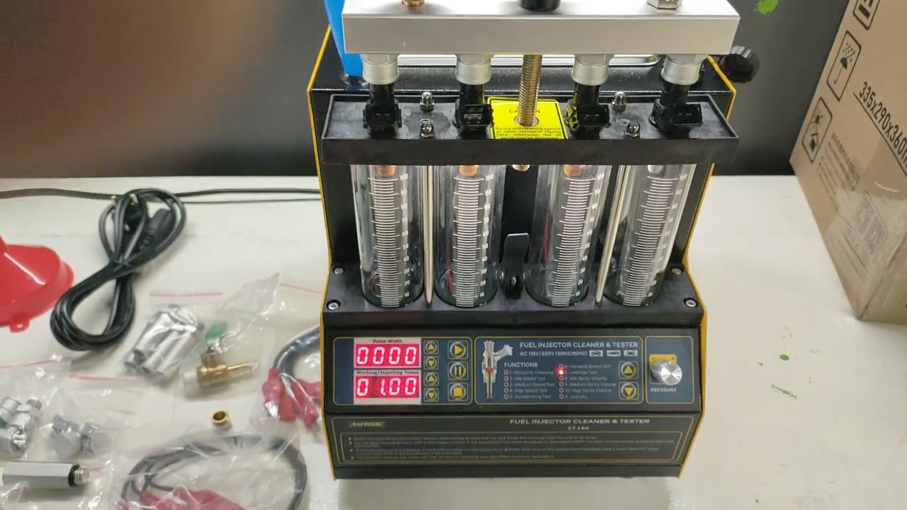 AUTOO CT160 รีวิว เครื่องเทสหัวฉีดเบนซิน เครื่องทดสอบหัวฉีดเบนซิน Injector Cleaning And Tester
