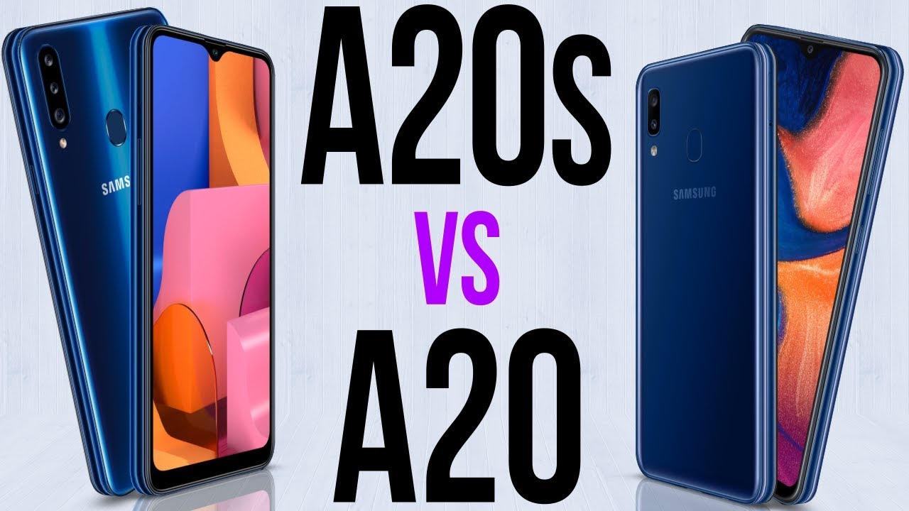 A20s vs A20 (Comparativo)