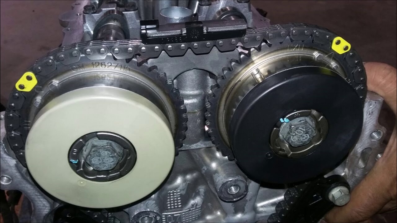 CHEVROLET MALIBU 2017 TIMING SETTING MARK 4 CYLINDER