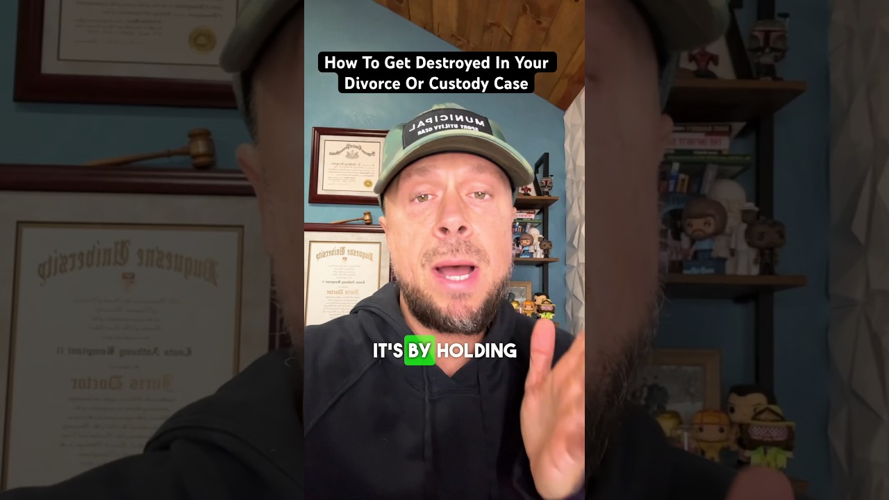 Retired Judge Explains How To Lose In A Divorce Or Child Custody Battle