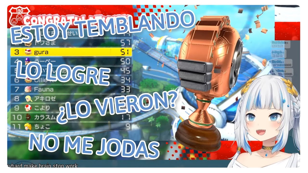 Gura no puede creer que logro clasificar a la copa de ganadores venciendo a Pekora [HoloEN][Sub Esp]