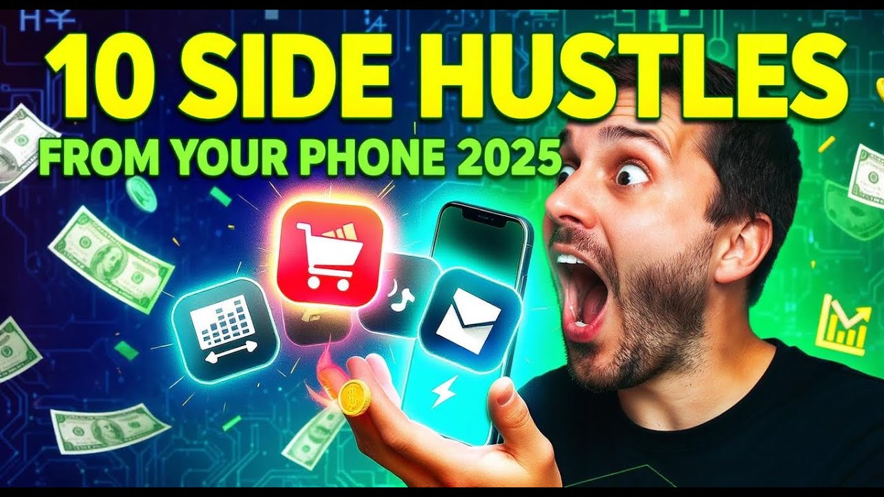 10 Profitable Side Hustles You Can Run from Your Phone in 2025
