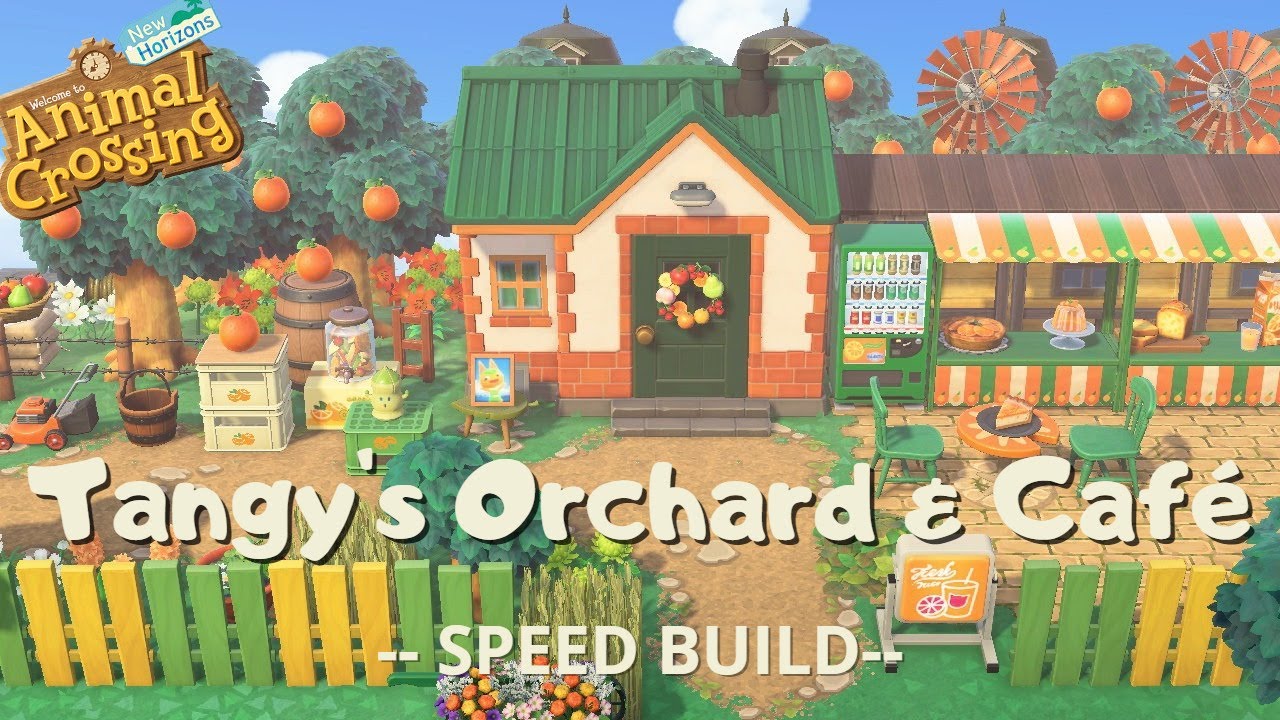 Tangy's  Orchard & Cafe - Speed Build - Animal Crossing New Horizons
