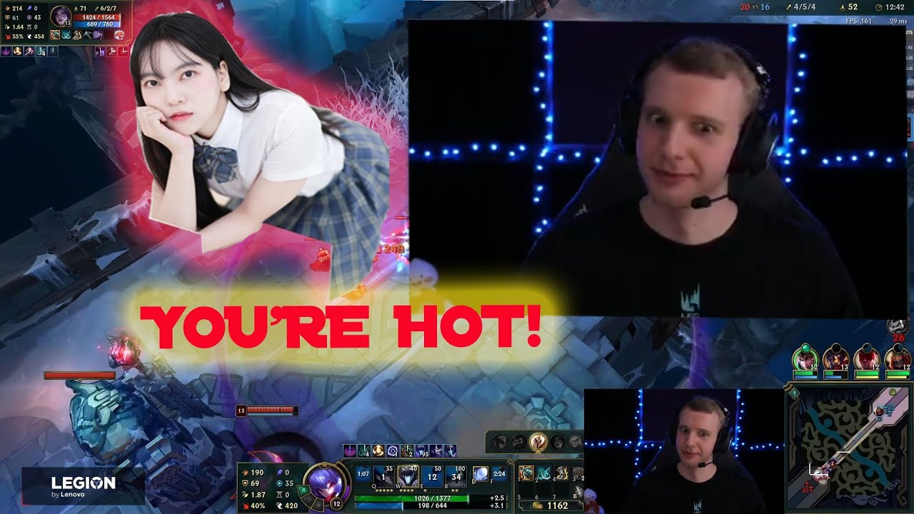 Korean Streamer Girl Thinks Jankos is HOT???
