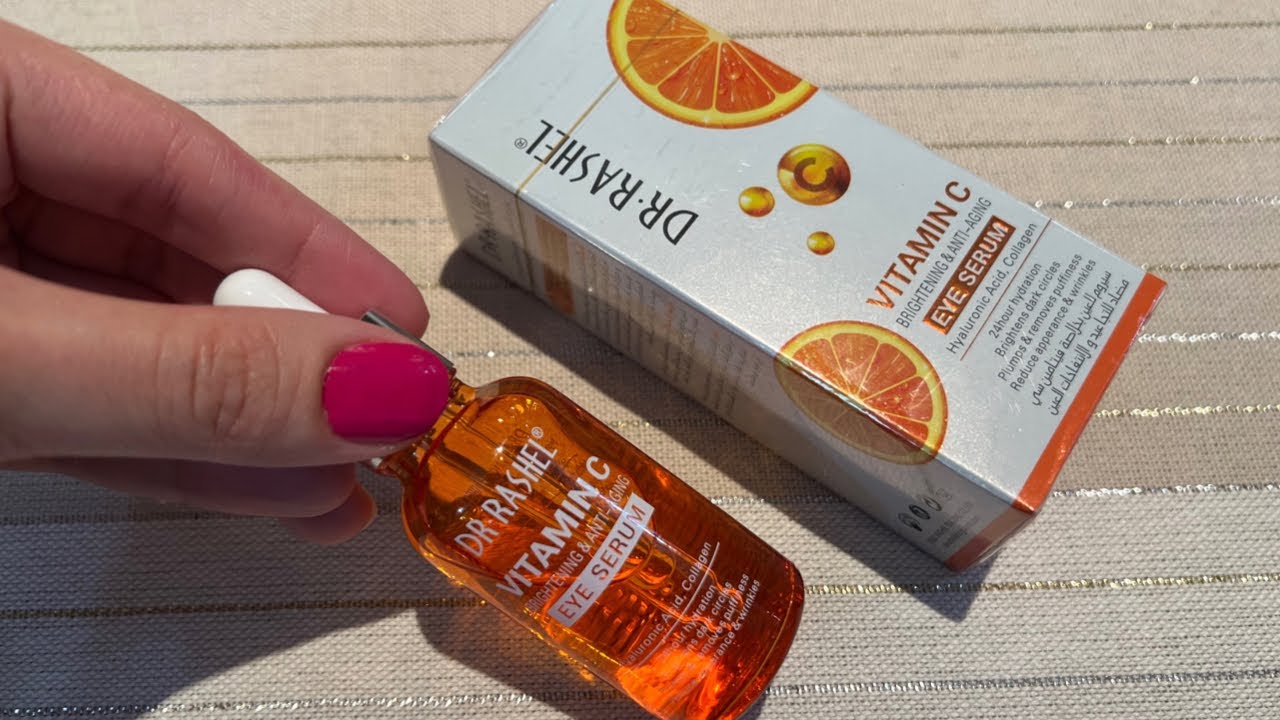 دكتور راشيل سيروم فيتامين سي للعين تجربتي | Dr. Rashel Vitamin C Eye Serum Review