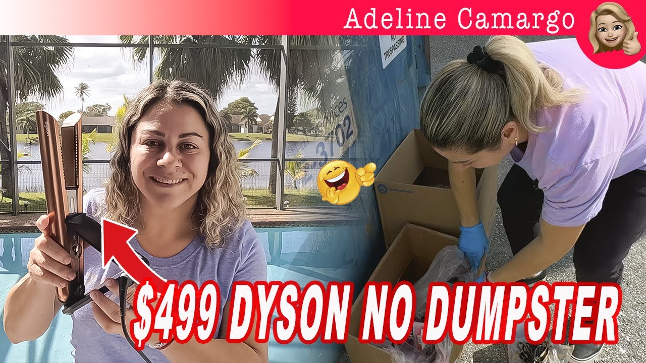 Encontrei uma chapinha Dyson de 499 dólares no dumpster das lojas