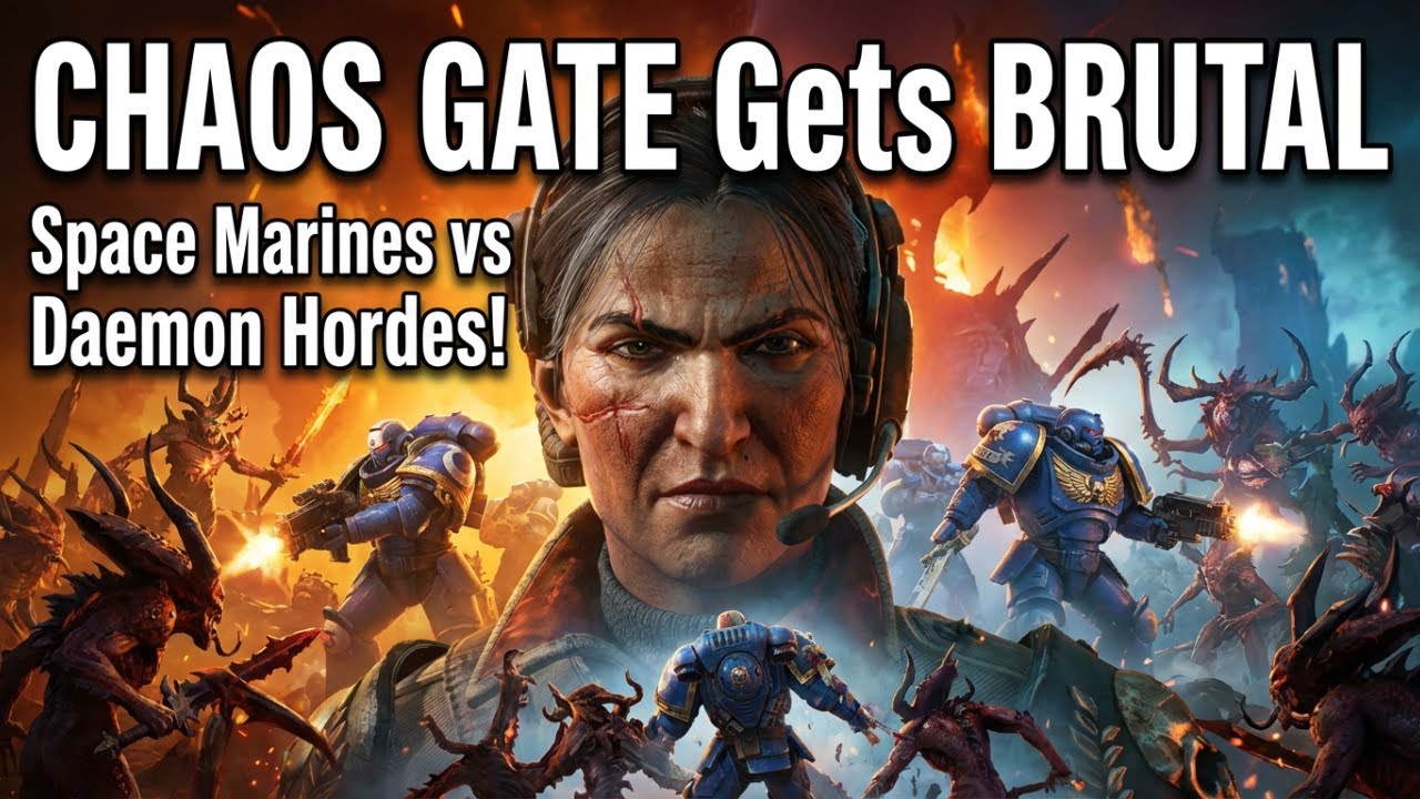 CHAOS GATE Gets BRUTAL - Space Marines vs Daemon Hordes!