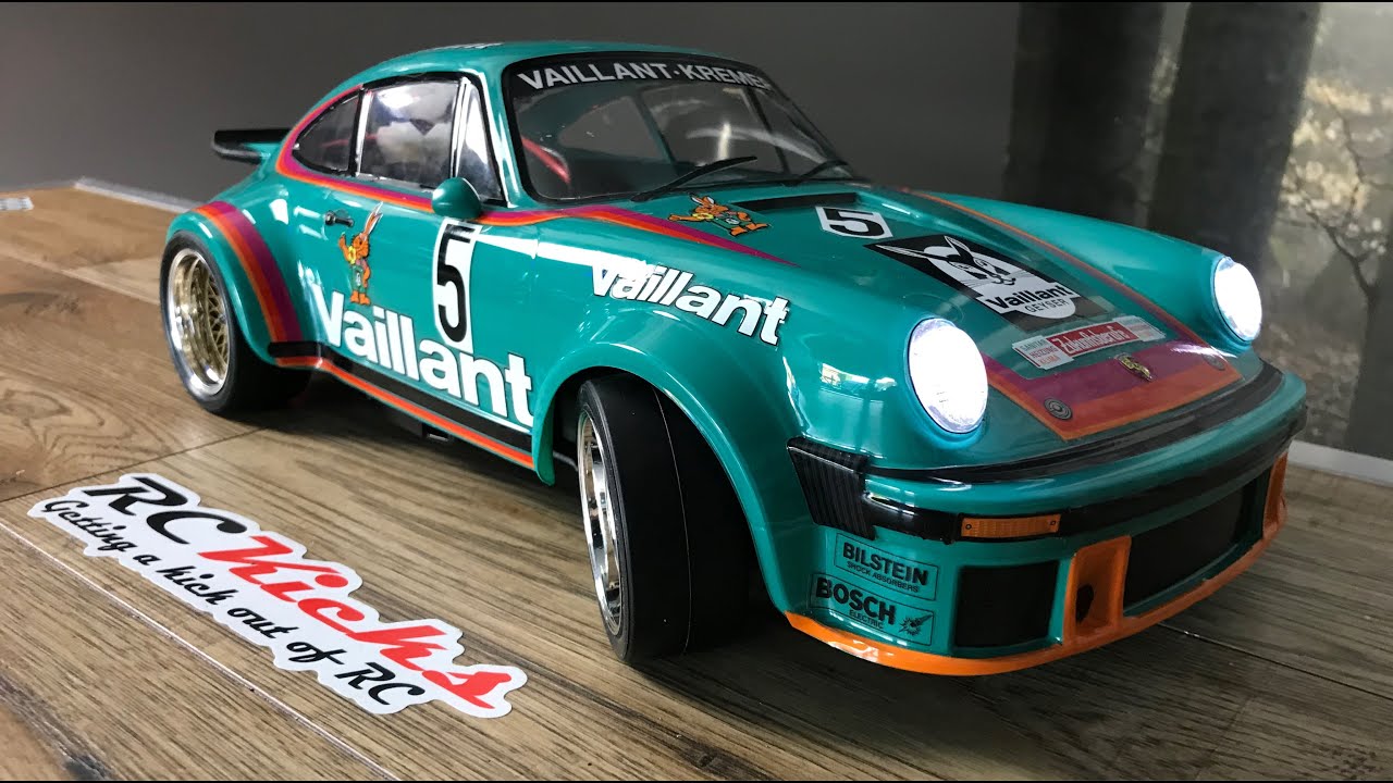 1 of only 333 Tamiya RC Car Tamico Porsche 934 RSR Vaillant Edition Body Build Part 2