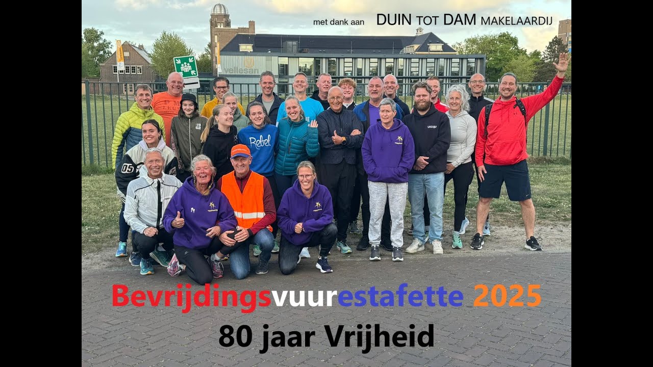 BEVRIJDINGSVUURESTAFETTE 2025 - Team Velsen | 80 jaar VRIJHEID