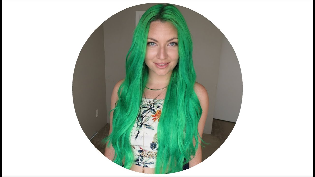 How to Dye Your Hair Green | Manic Panic Green Envy Venus Envy