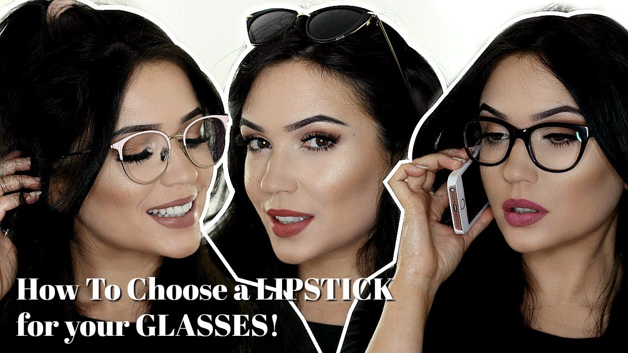 Makeup for Glasses Wearers | How To Match LIPSTICK to FRAMES