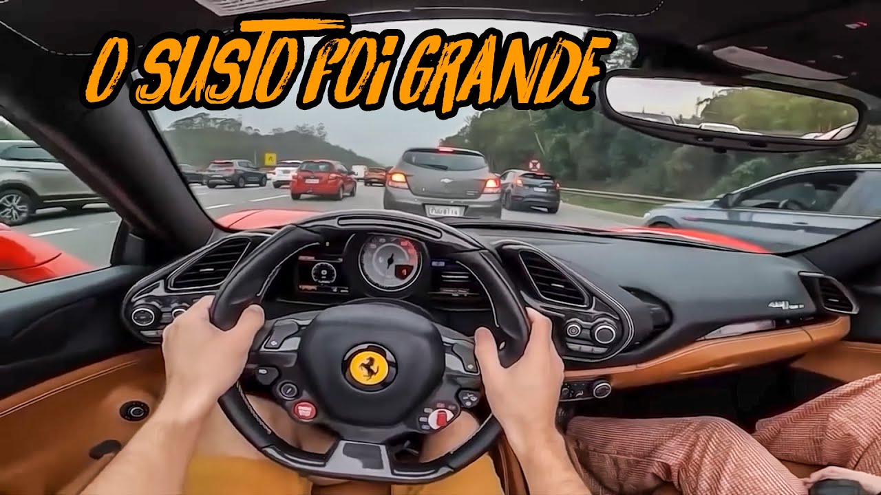 QUASE BATI A FERRARI 488 NA ESTRADA!!🚀🔥 GTR ACABANDO COM TUDO