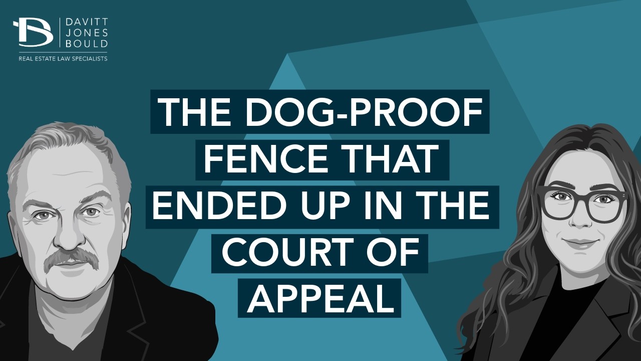 The Dog-Proof Fence That Ended Up in the Court of Appeal: Todd v Marsh