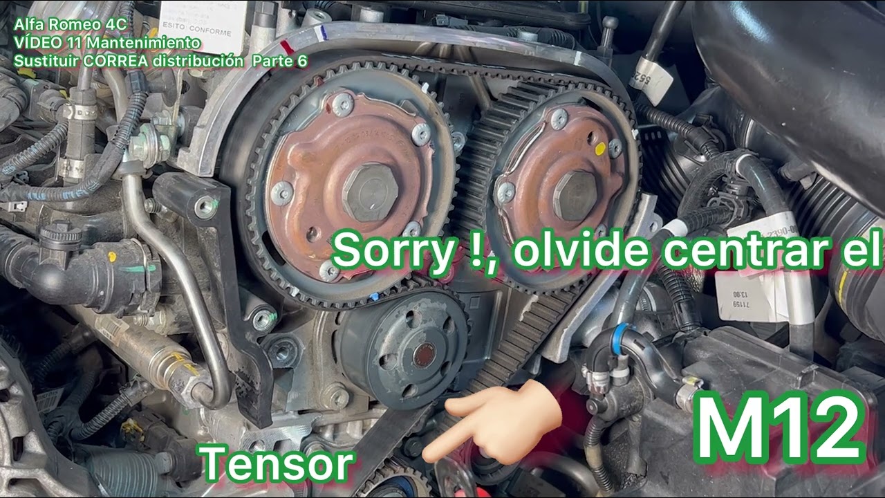 Alfa Romeo 4C VIDEO 11 Distribución Parte 6