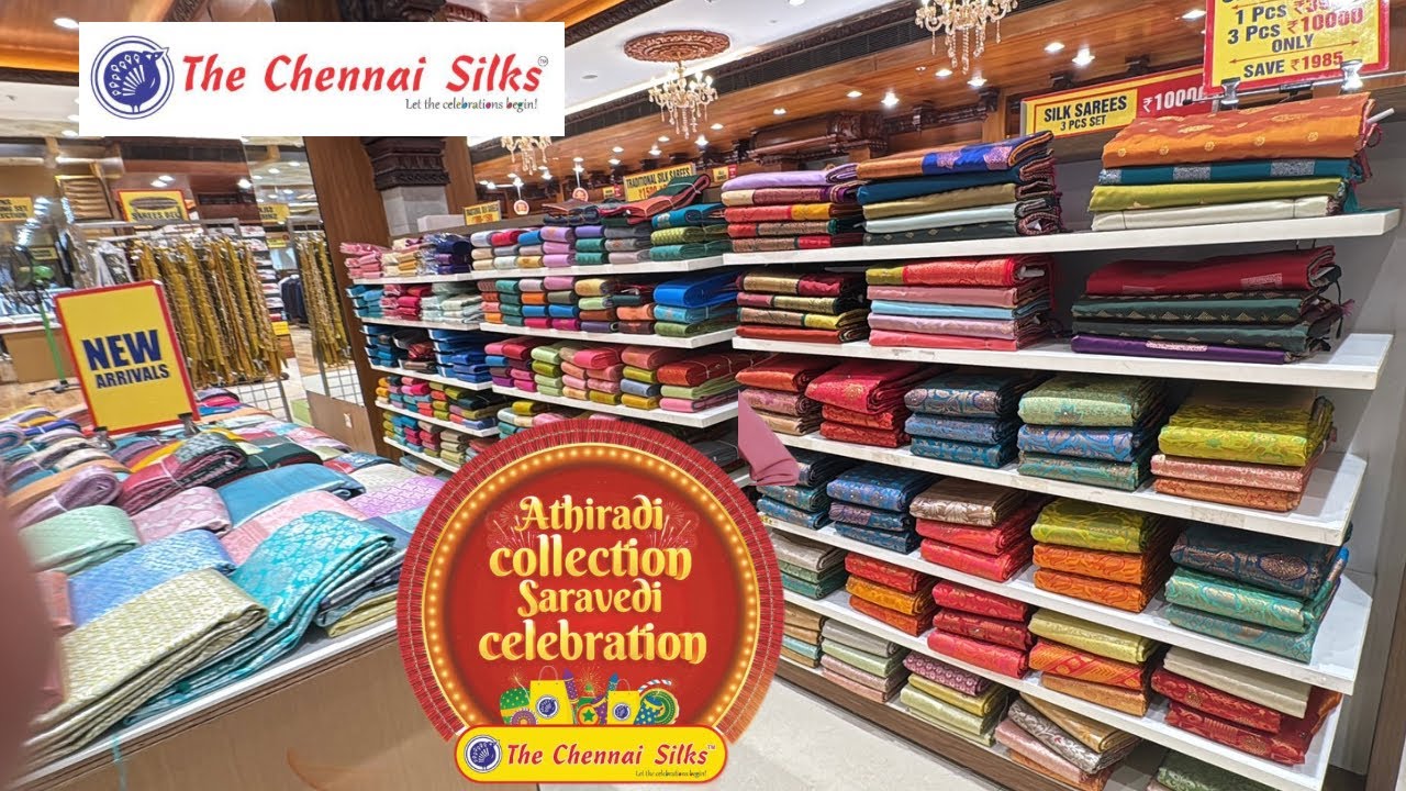 Chennai Silks 🪔 Специальное предложение на сари к Дивали. Комплект из 1+1 шёлковых сари | Новое п...