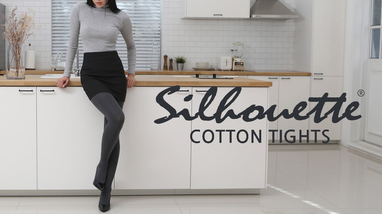 Silhouette 실루엣 면 스타킹 타이즈 빅사이즈  women cotton tights stockings plus size