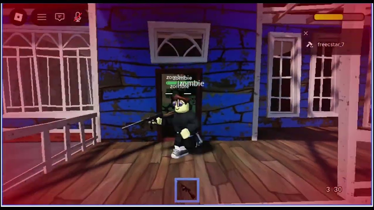 Roblox shooting game kill all the zombies