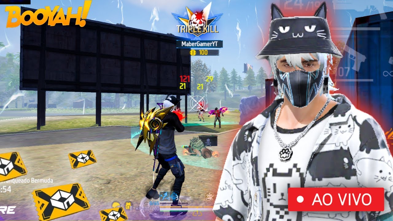 🔥LIVE FF FREE FIRE AO VIVO COM INSCRITOS  SALAS PERSONALIZADA🔥