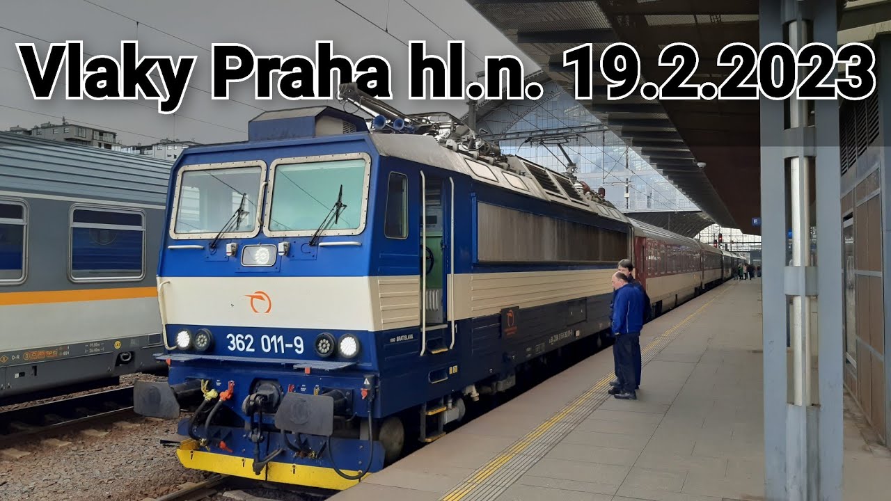 Vlaky Praha hl.n. 19.2.2023