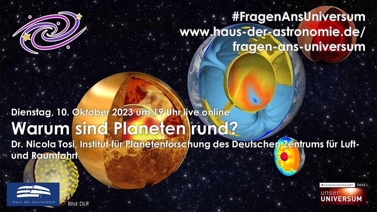#FragenAnsUniversum: Warum sind Planeten rund?