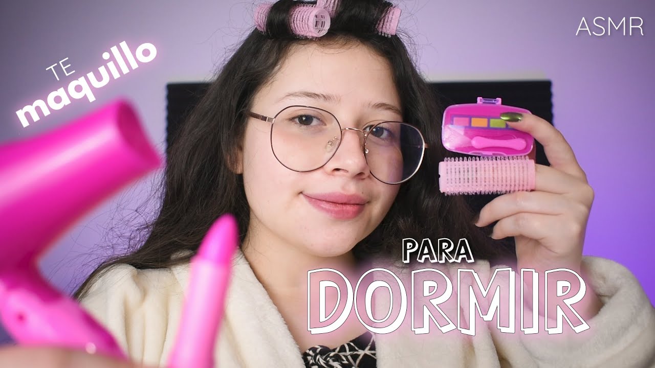ASMR 👧🏻💄 TÚ TÍA TE MAQUILLA💗 ASMR en ESPAÑOL para NIÑ0S* 😴 Vivalen ASMR