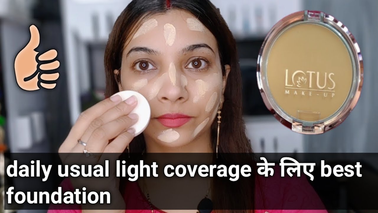 #Lotus Makeup Ecostay cream compact foundation. Shade Royal Ivory.#how to apply foundation.