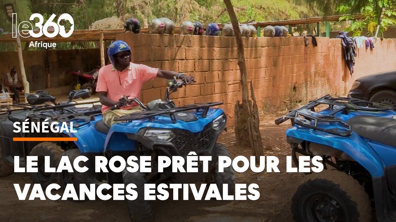 Dakar: dromadaire, quad, plage...: le Lac Rose prend les couleurs des vacances