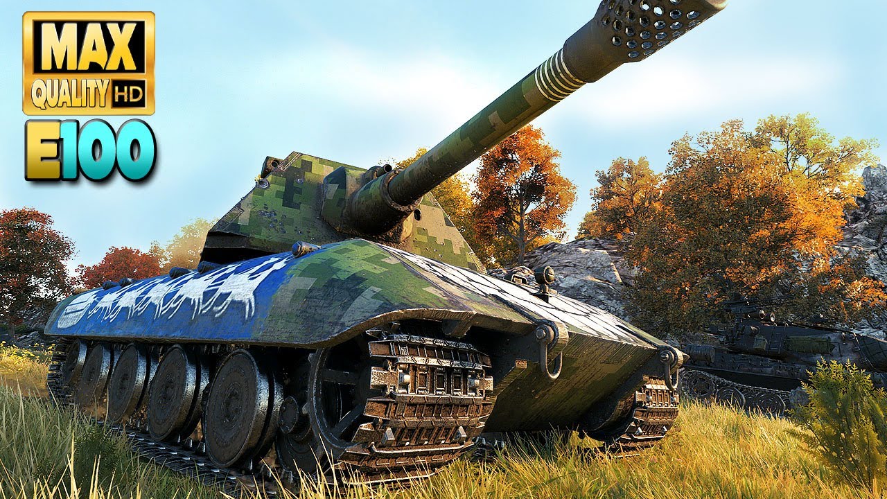 E 100: Напряжённая битва за Редшир - World of Tanks