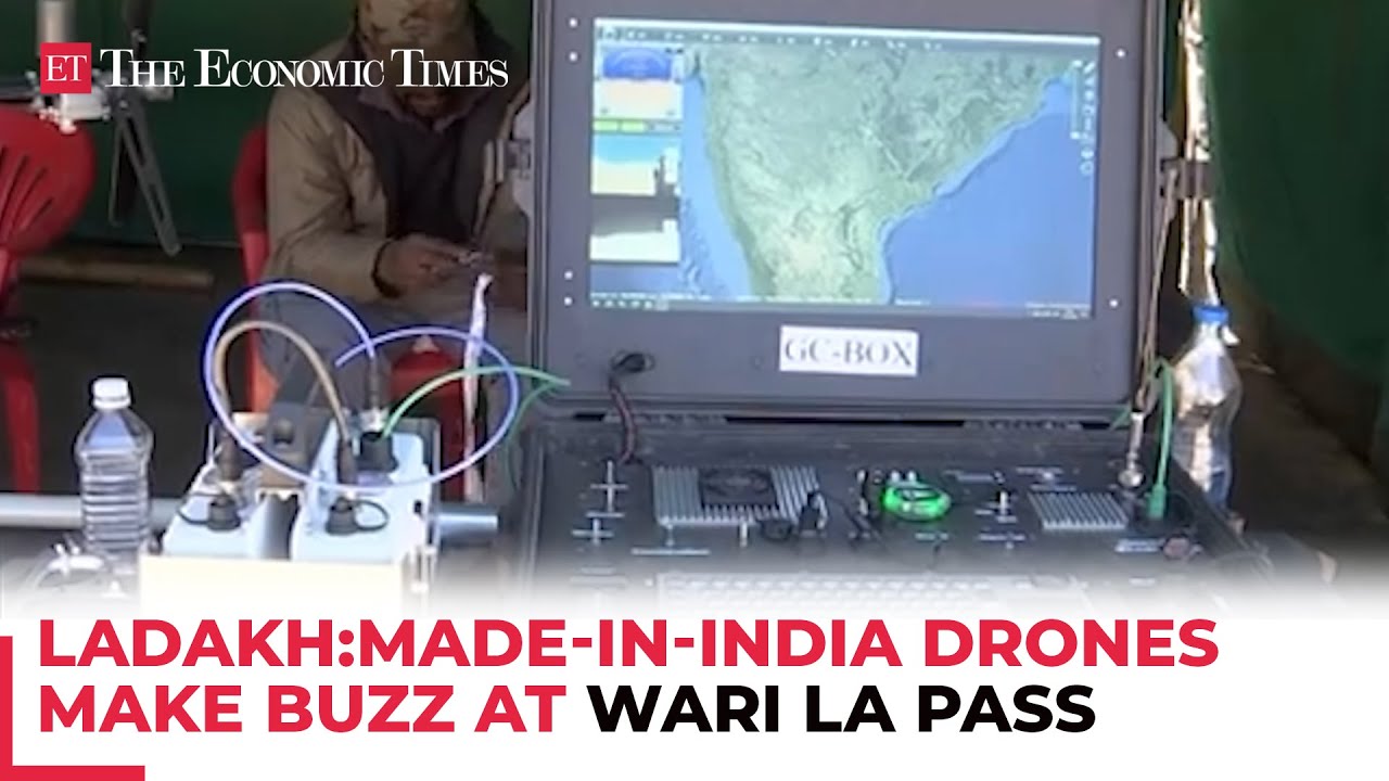 Ladakh: Him-Drone-A-Thon 2; cutting-edge Made-in-India drones make buzz at Wari La Pass