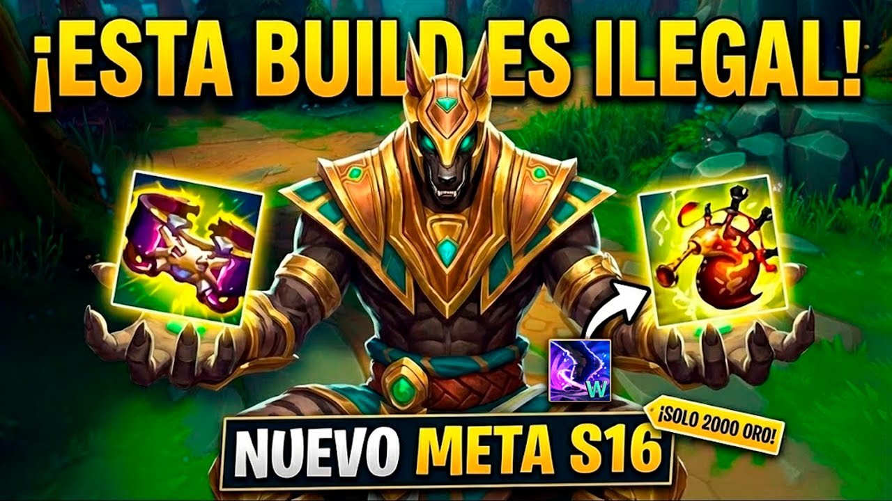 Este objeto de 2000 de Oro hace a Nasus Jungla IMPARABLE (Nueva Build S16)