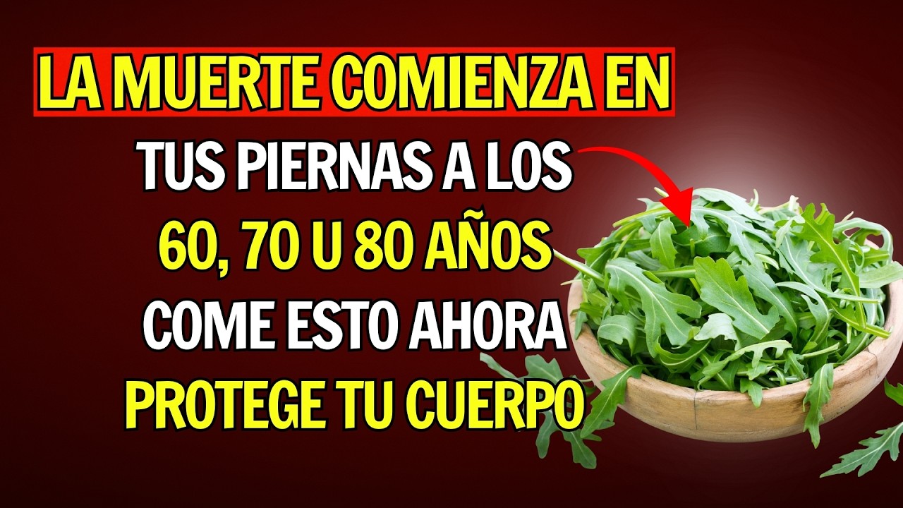 ¡TUS PIERNAS SE DEBILITAN PRIMERO! COME ESTOS 6 ALIMENTOS PARA FORTALECERLAS DE FORMA NATURAL