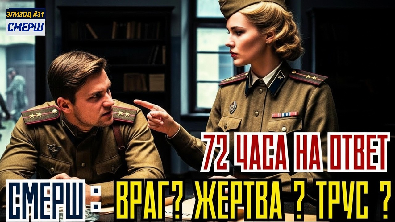 СМЕРШ: Драма Разведки |ЭПИЗОД №30| Тройка СМЕРШ Три Судьбы За 72 часа
