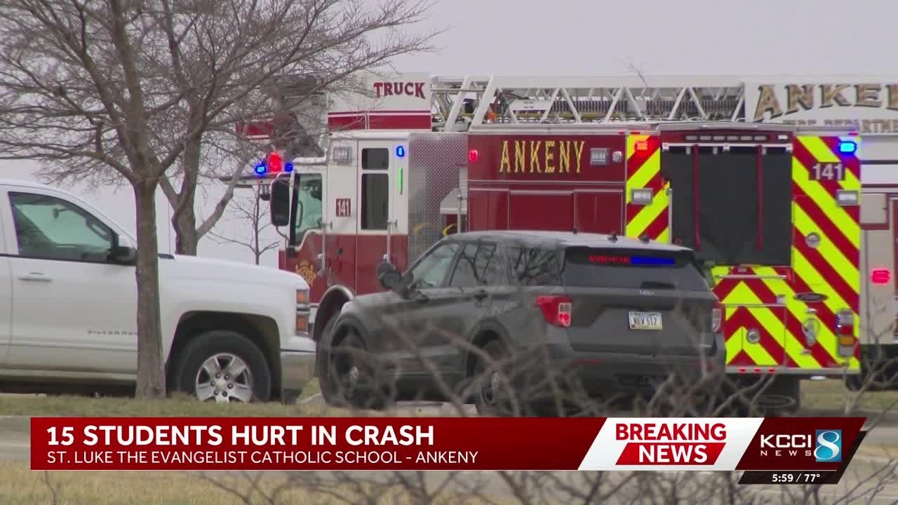 &lsquo;Pretty wild&rsquo;: Parents, students in Ankeny coping after car crashes into St. Luke pickup line