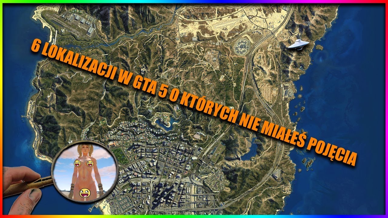 6 LOKALIZACJI W GTA 5 O KTÓRYCH NIE MIAŁEŚ POJĘCIA !!! 🛸🛸🛸