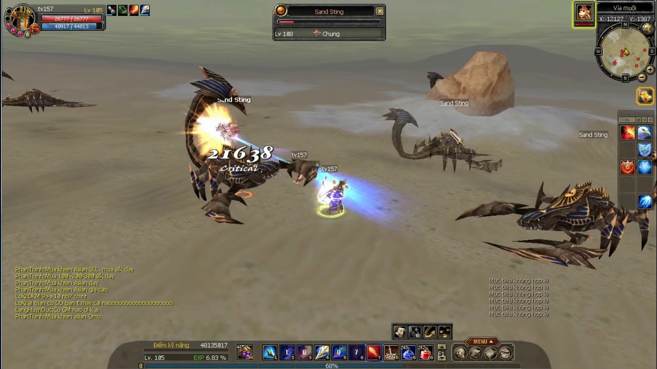 Silkroad Online Map 120 PVP Mix 2017