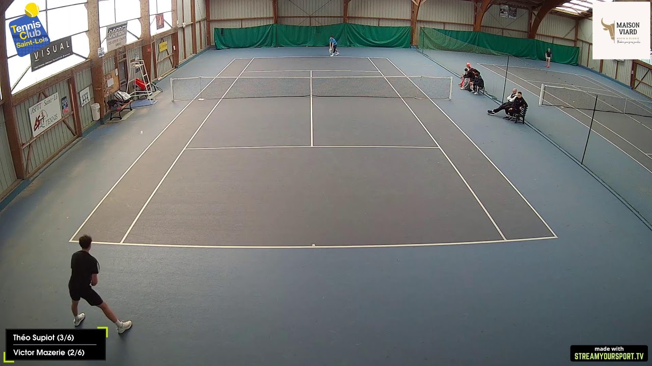 Court 4 : Théo Supiot (3/6) 🆚 Victor Mazerie (2/6)