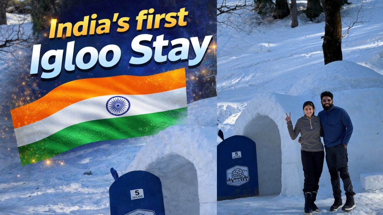 माझा Birthday || भारतातल्या पहिल्या Igloo मधे राहिलो || 