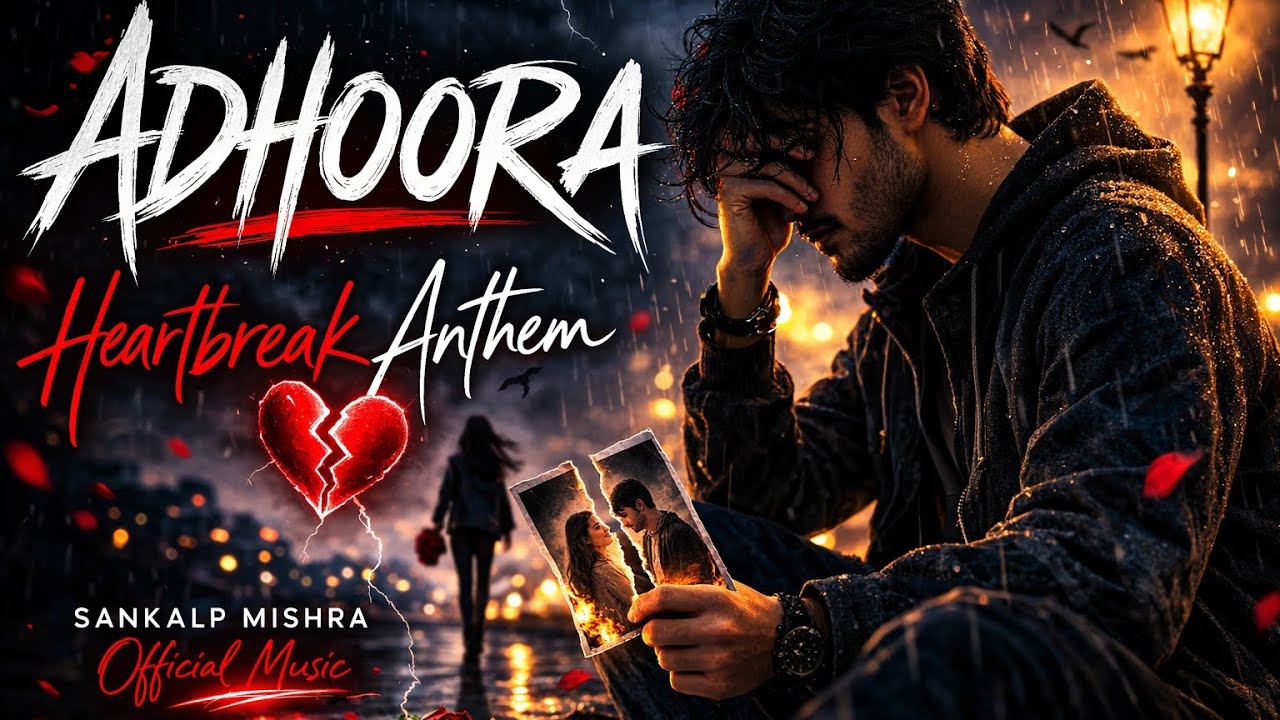Adhoora – Heartbreak Anthem 💔 | New Emotional Hindi Sad Song 2026 | Sankalp Mishra Official Music
