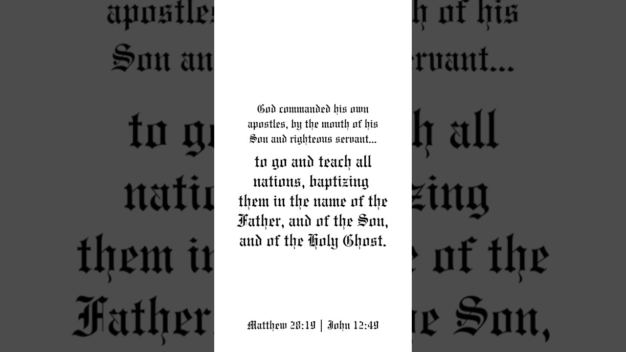 Christians cannot make disciples of all nations. #gospel #bible #salvation