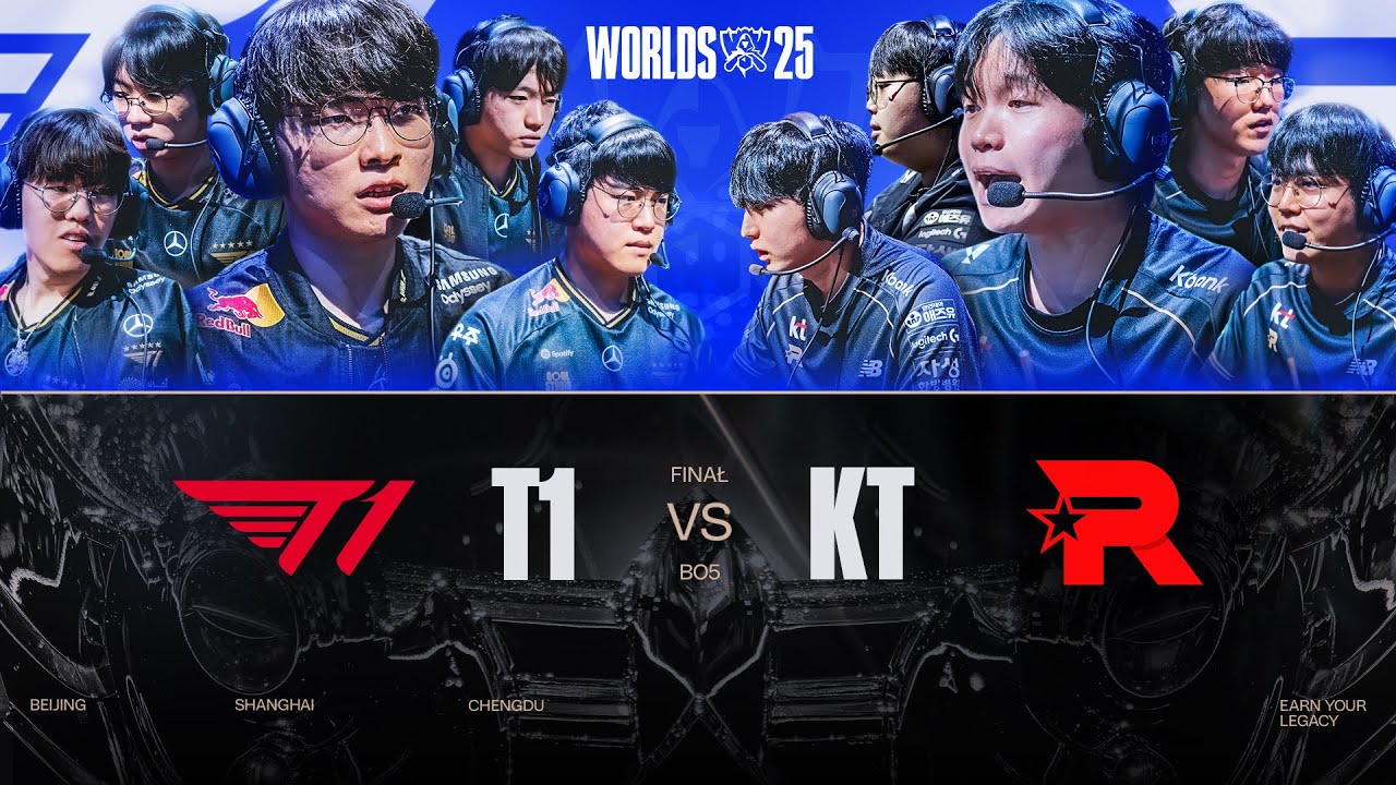 🔴WIELKI FINAŁ MISTRZOSTWA ŚWIATA 2025🔴T1 vs KT ROLSTER BO5 FEARLESS🔴