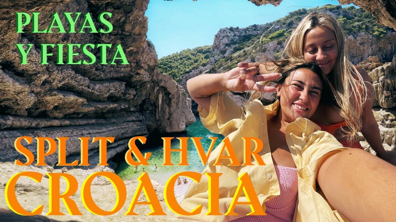 Fiesta & Tour en Split // Las mejores playas y cuevas de Hvar en Croacia!