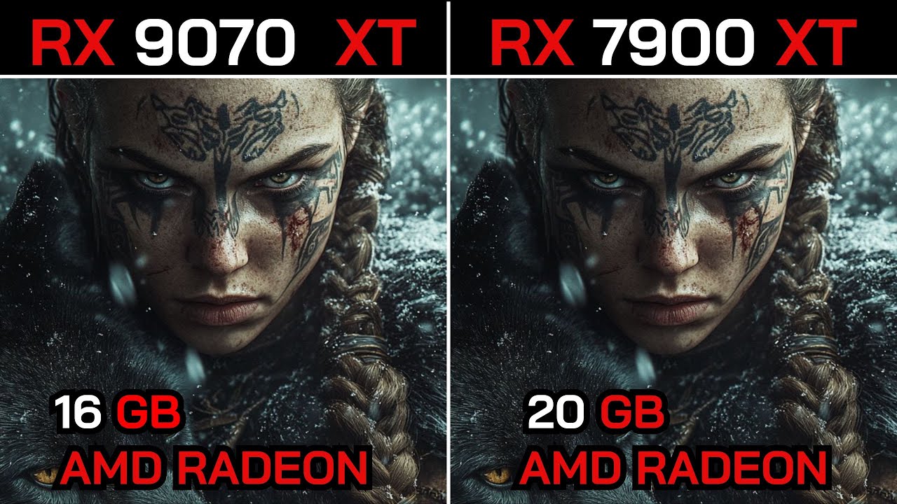 RX 9070 XT VS RX 7900 XT + Ryzen 7 7800X3D | 20 Games Tested in 1080P, 1440P & 4K!