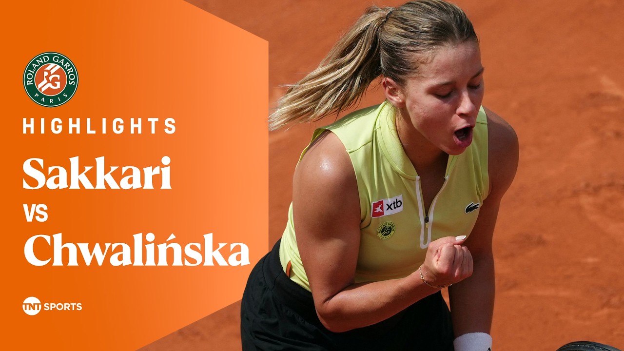 Maria Sakkari vs Maja Chwalińska | Round Three | Roland Garros 2026 Highlights 🇫🇷