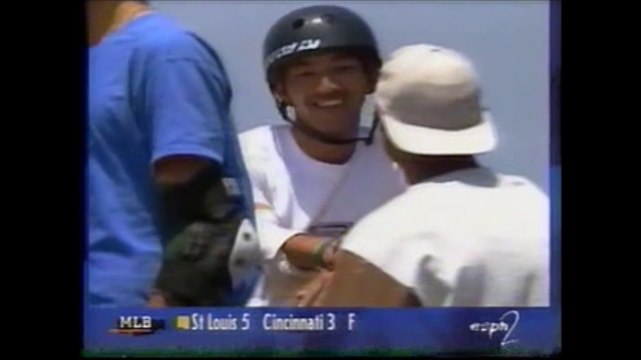 Lincoln Ueda 1997 X-Games Skateboard Vert 2 Runs