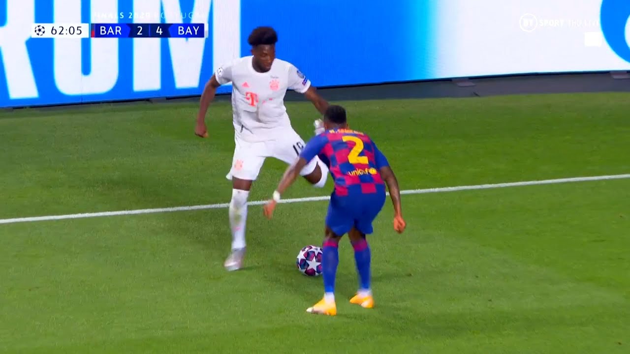Alphonso Davies Destroying Barcelona HD 720p (14/08/2020)
