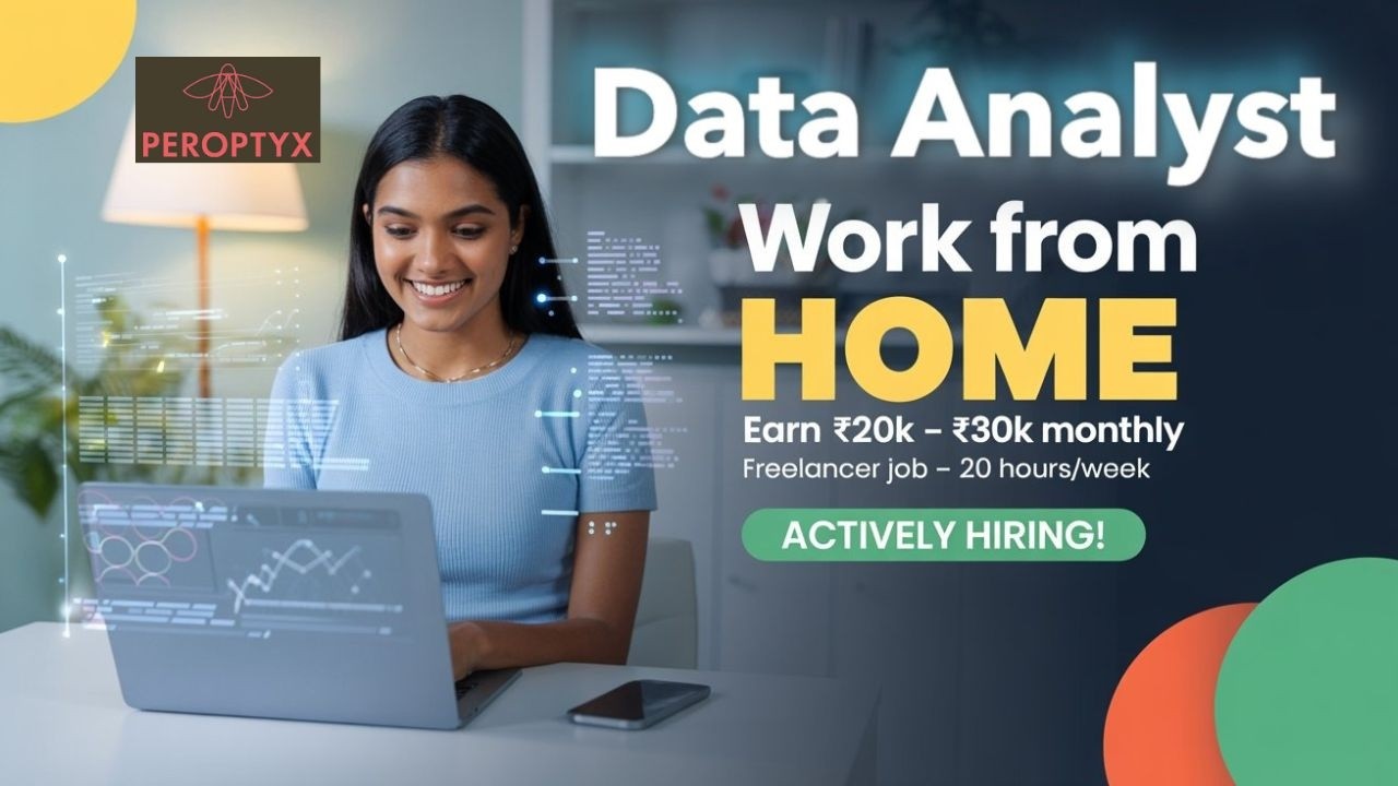 Work from Home Job for Data Analysts