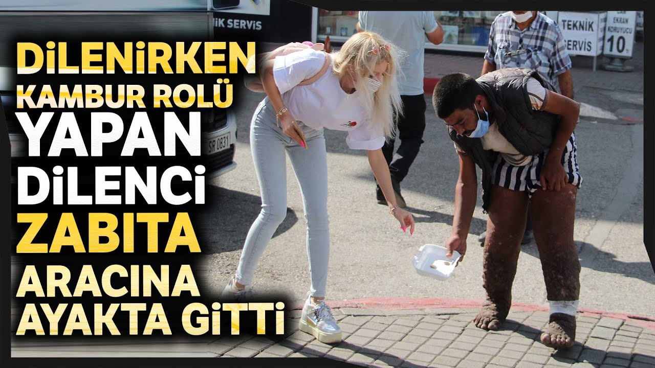 Döviz Bürosu Gibi Dilenci, Markette Paraları Sayarken Yakalandı